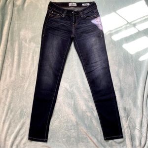 Buckle Daytrip low-rise Virgo dark navy skinny jeans